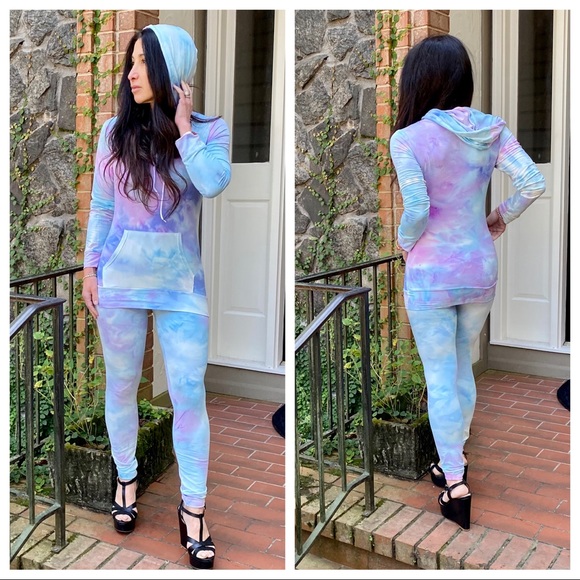 2 Piece Tie Dye Hoodie and pants set 
Fabulous - Picture 6 of 6